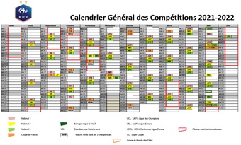 calendrier 21 22